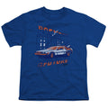 Back To The Future Lightning Strikes Kids Youth T Shirt Royal Blue Hoodie, Sweatshirt | CiraTrend.com