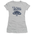 Back To The Future Gigawatts Junior Sheer Cap Sleeve Womens T Shirt Silver Hoodie, Sweatshirt | CiraTrend.com