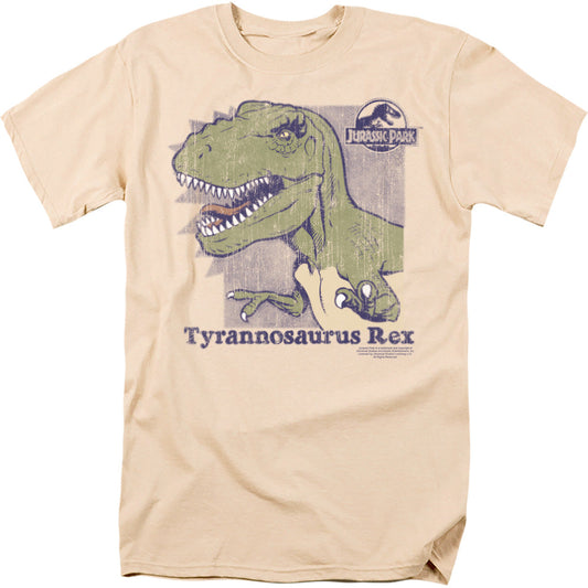 JURASSIC PARK Famous T-Shirt, Retro Rex Style001