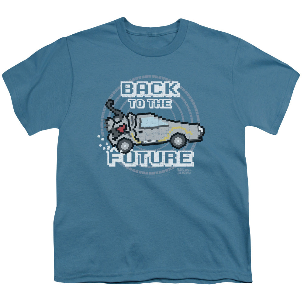 Back To The Future 8 Bit Future Kids Youth T Shirt Slate Hoodie, Sweatshirt | CiraTrend.com