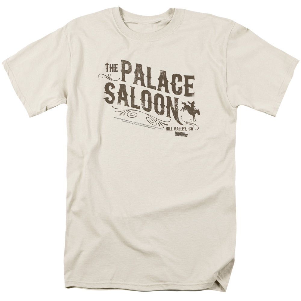 Back To The Future Iii Palace Saloon Mens T Shirt Cream Hoodie, Sweatshirt | CiraTrend.com