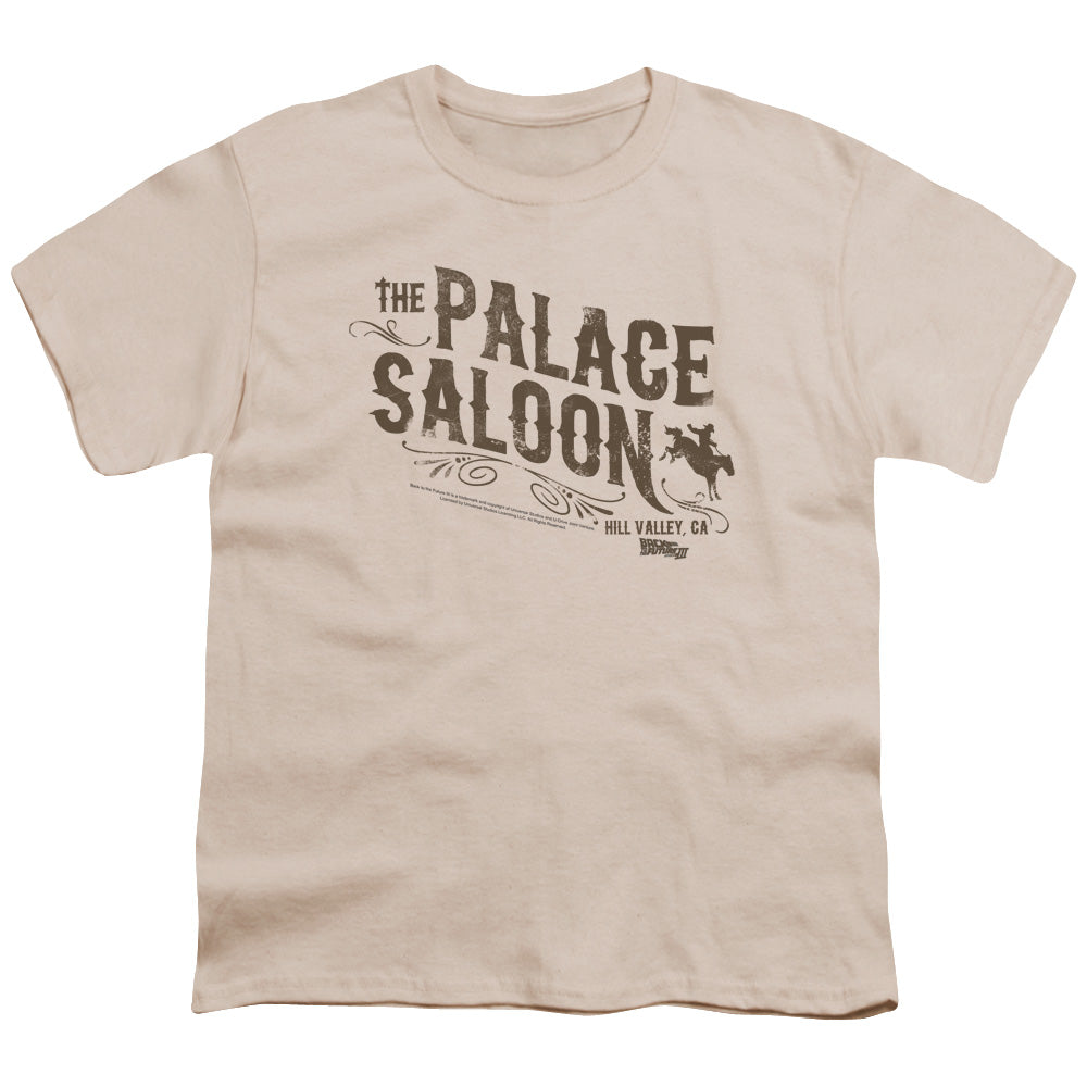 Back To The Future III Palace Saloon Kids Youth T Shirt Cream Hoodie, Sweatshirt | CiraTrend.com