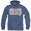 Back To The Future Outatime Plate Heather Mens Hoodie Royal Blue T-Shirts, Sweatshirt | CiraTrend.com