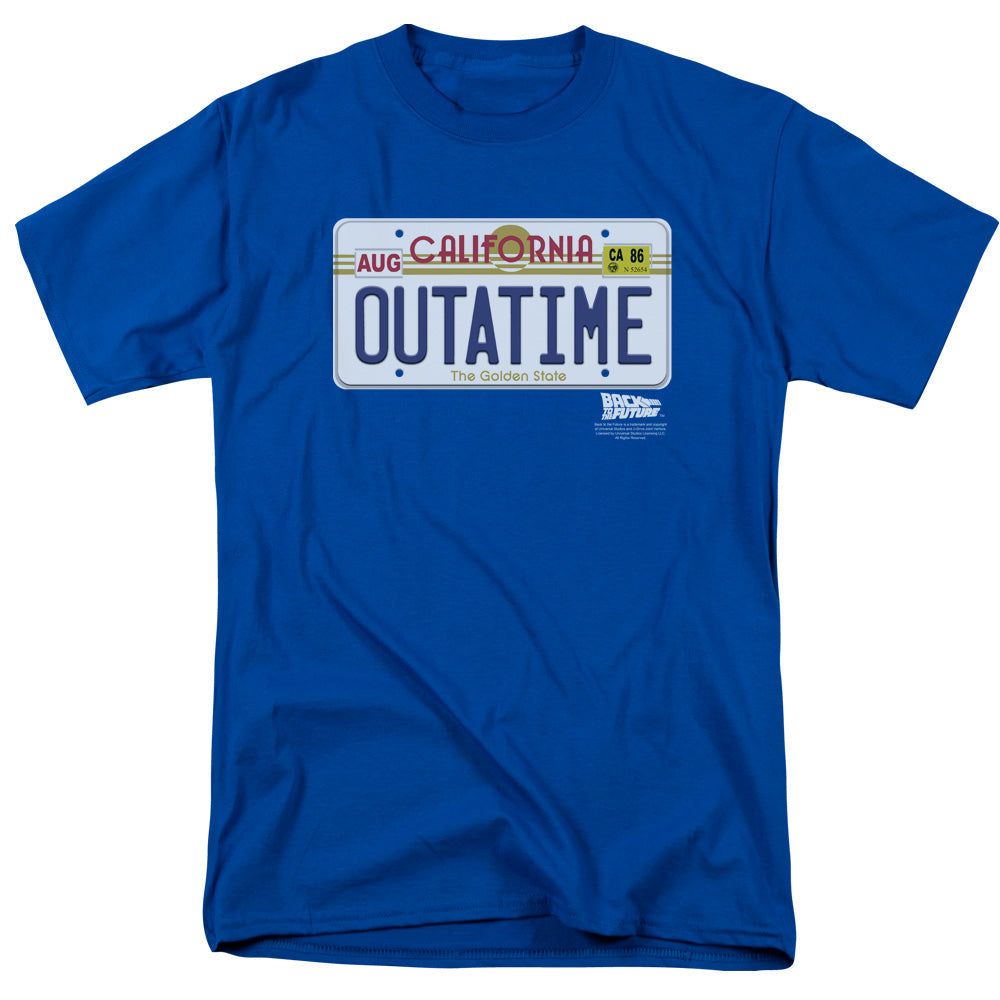 Back To The Future Outatime Plate Mens T Shirt Royal Hoodie, Sweatshirt | CiraTrend.com