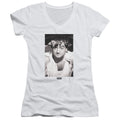 Animal House The Animal Junior Sheer Cap Sleeve V-Neck Womens T Shirt White Hoodie, Sweatshirt | CiraTrend.com