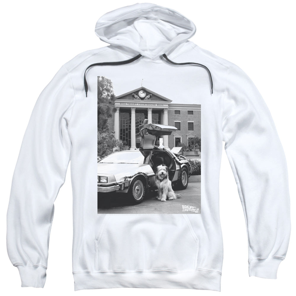 Back To The Future Ii Einstein Mens Hoodie White T-Shirts, Sweatshirt | CiraTrend.com (Image 1)