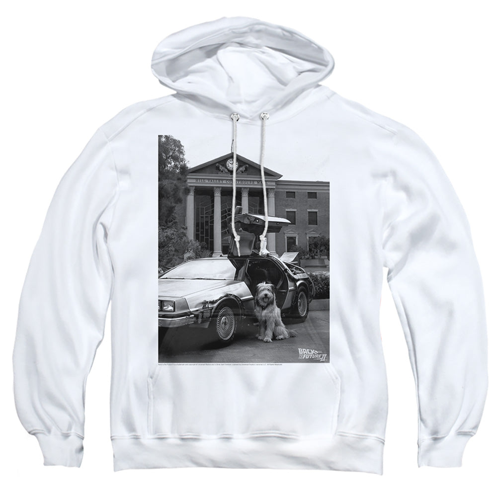 Back To The Future Ii Einstein Mens Hoodie White T-Shirts, Sweatshirt | CiraTrend.com (Image 3)