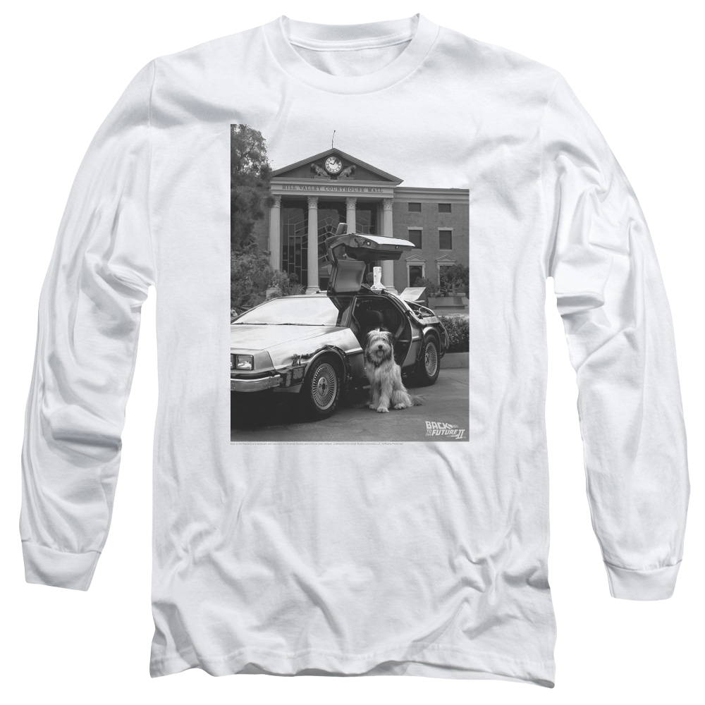 Back to the Future Trilogy Einstein - Men's Long Sleeve T-Shirt Hoodie, Sweatshirt | CiraTrend.com