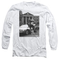 Back To The Future Ii Einstein Mens Long Sleeve Shirt White White Hoodie, Sweatshirt | CiraTrend.com
