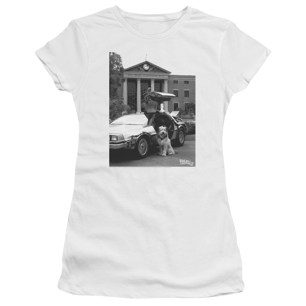 Back to the Future Trilogy Einstein - Juniors T-Shirt Hoodie, Sweatshirt | CiraTrend.com
