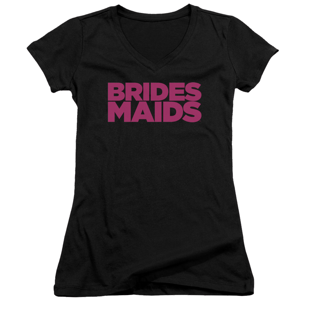 Bridesmaids Logo - Juniors V-Neck T-Shirt Hoodie, Sweatshirt | CiraTrend.com
