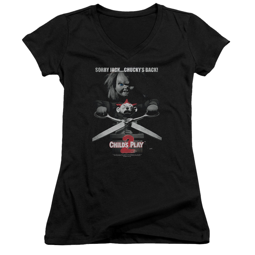 Child's Play Jack Poster - Juniors V-Neck T-Shirt