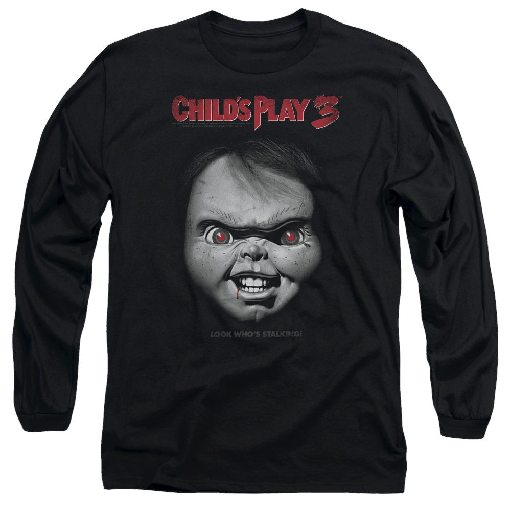 Child's Play Face Poster - Men's Long Sleeve T-Shirt