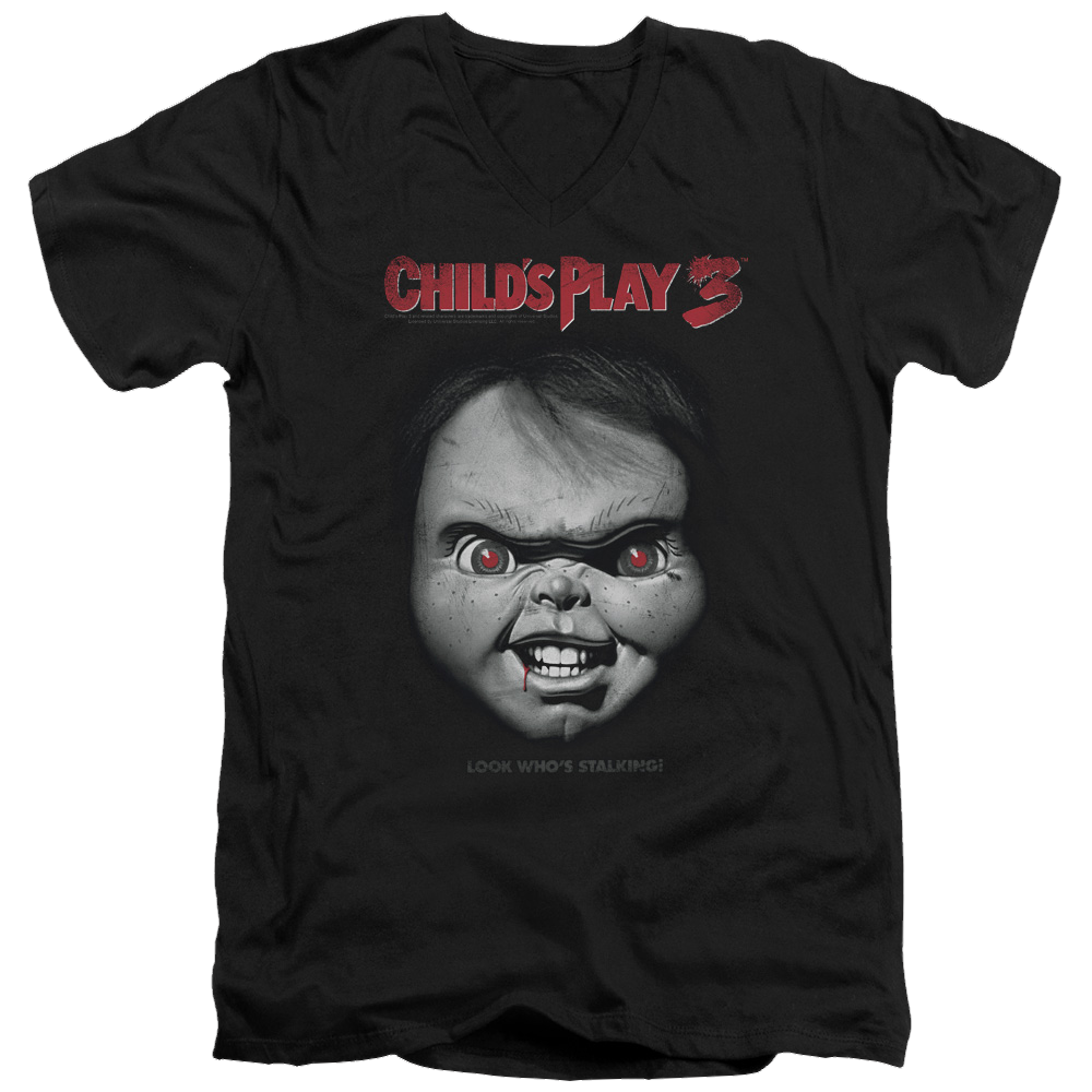 Child's Play Face Poster - Men's V-Neck T-Shirt Hoodie, Sweatshirt | CiraTrend.com