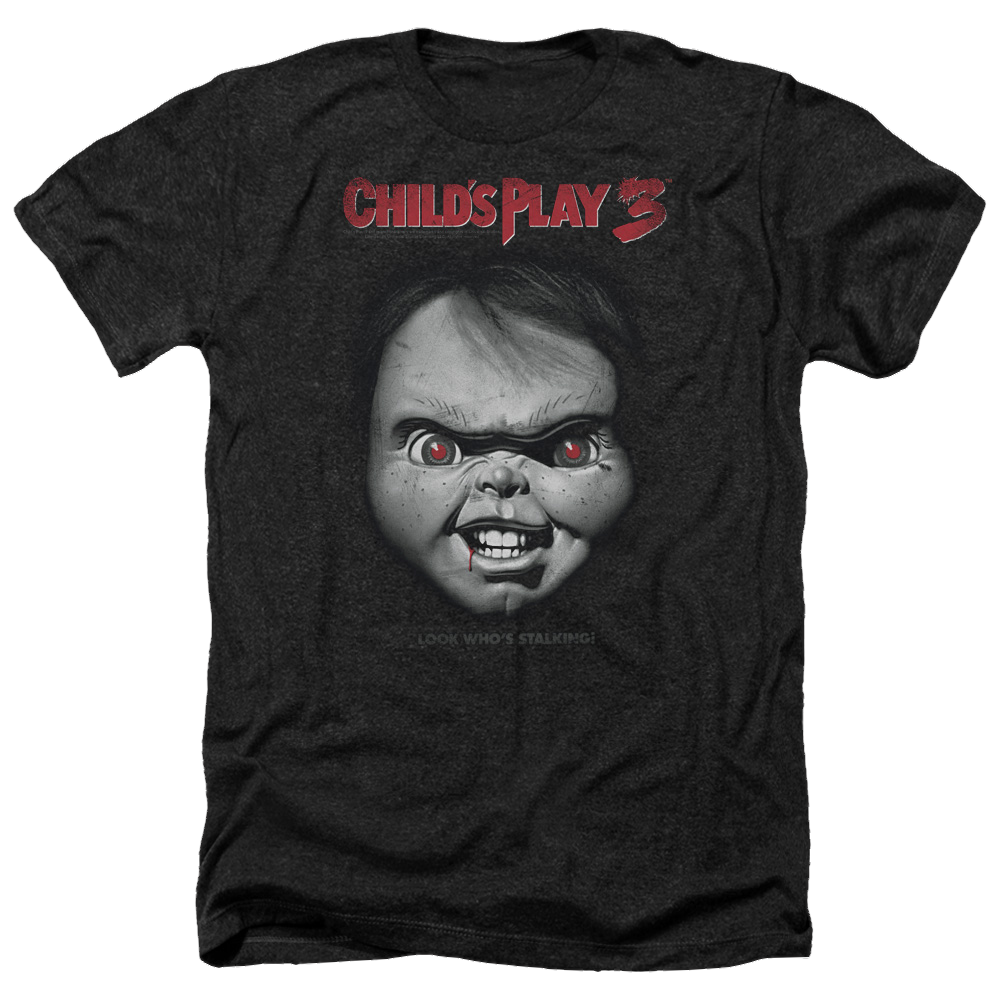 Child's Play Face Poster - Men's Heather T-Shirt