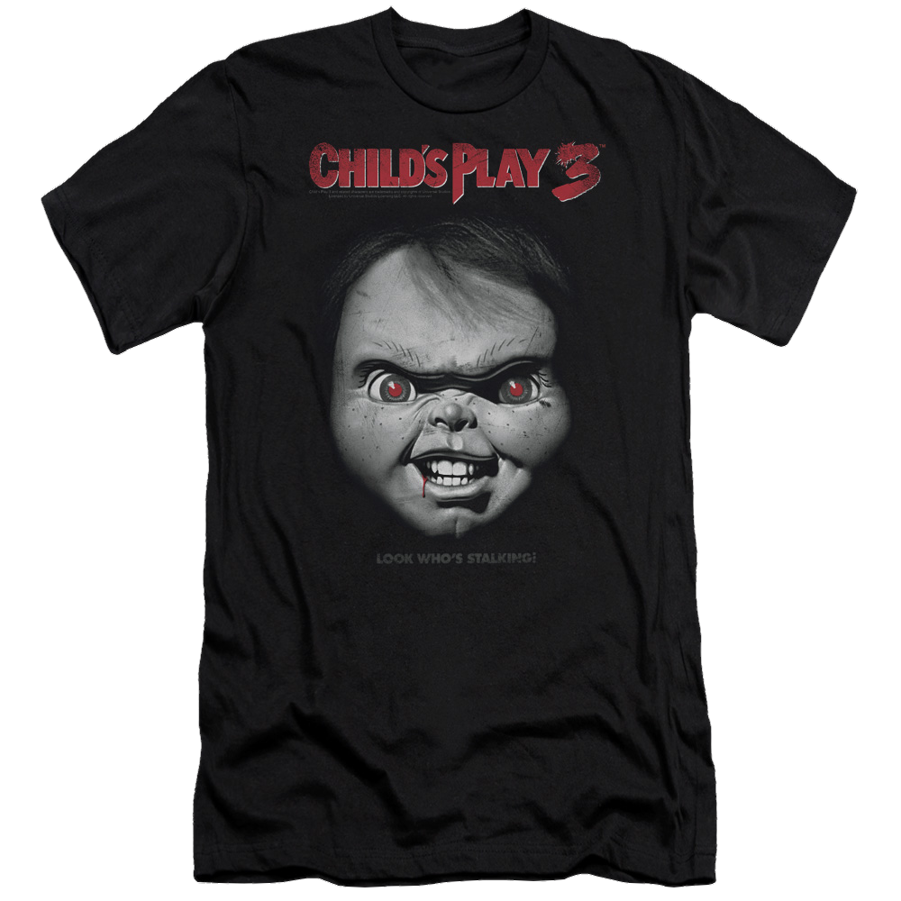 Child's Play Face Poster - Men's Premium Slim Fit T-Shirt Hoodie, Sweatshirt | CiraTrend.com
