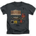 Back To The Future Items Juvenile Kids Youth T Shirt Charcoal Hoodie, Sweatshirt | CiraTrend.com