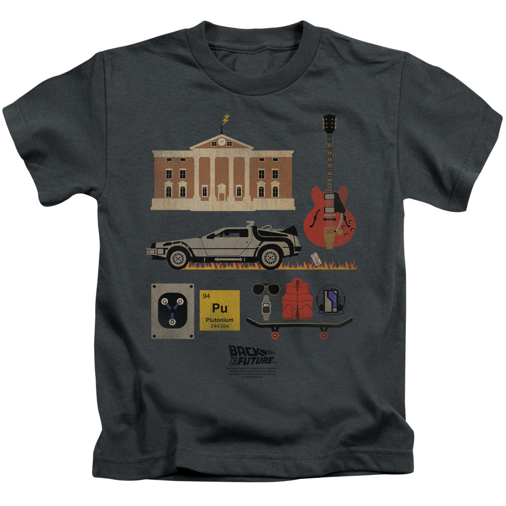 Back To The Future Items Juvenile Kids Youth T Shirt Charcoal Hoodie, Sweatshirt | CiraTrend.com