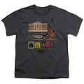 Back To The Future Items Kids Youth T Shirt Charcoal Hoodie, Sweatshirt | CiraTrend.com
