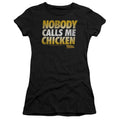 Back To The Future Chicken Junior Sheer Cap Sleeve Womens T Shirt Black Hoodie, Sweatshirt | CiraTrend.com