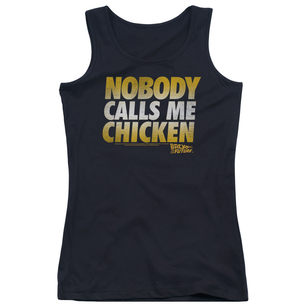 Back To The Future Chicken Womens Tank Top Shirt Black Hoodie, Sweatshirt | CiraTrend.com