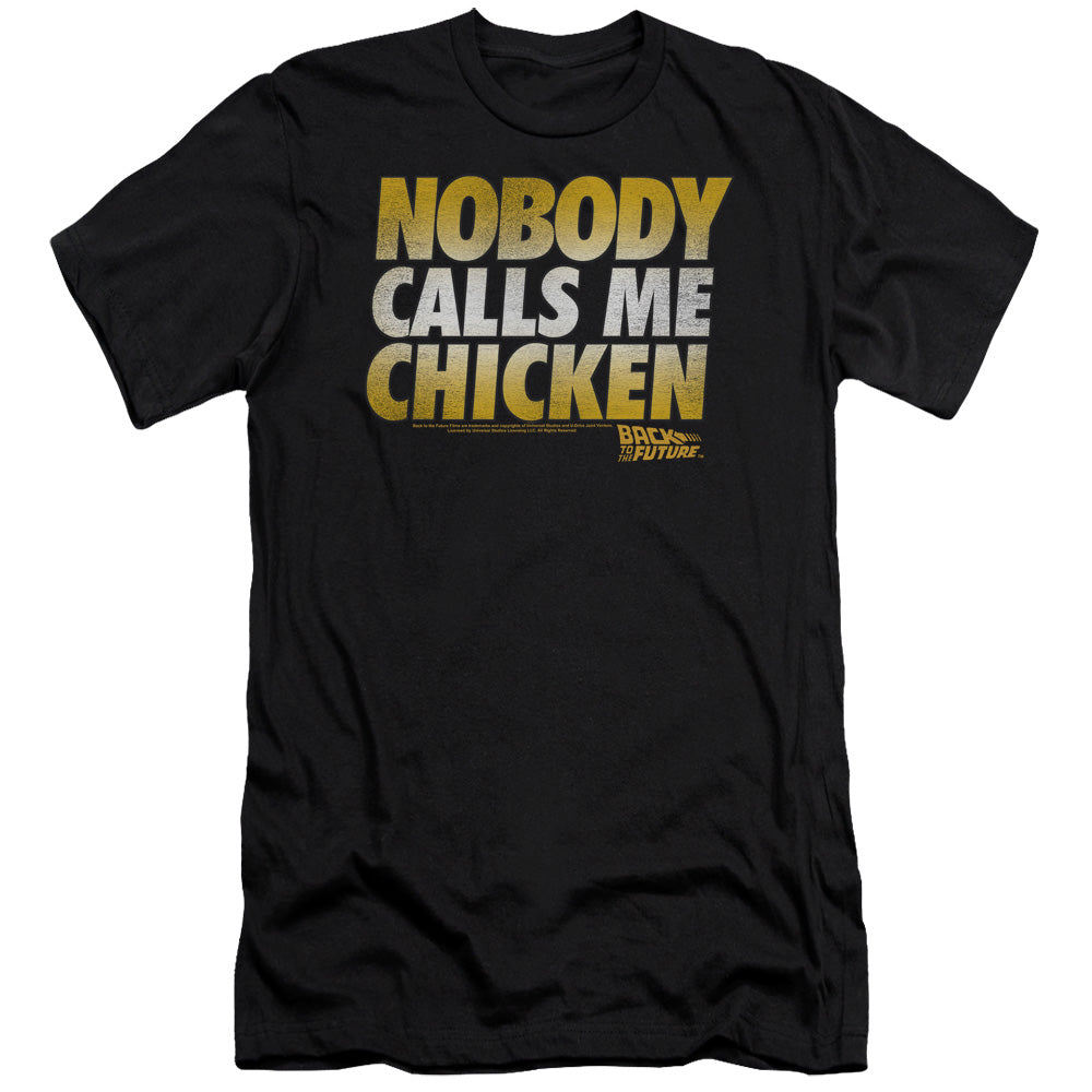 Back To The Future Chicken Slim Fit Mens T Shirt Black Hoodie, Sweatshirt | CiraTrend.com
