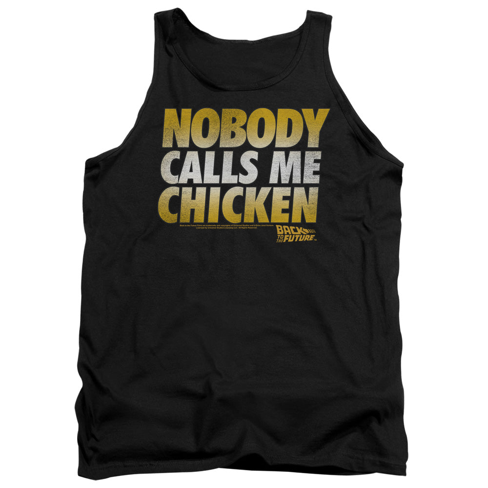 Back To The Future Chicken Mens Tank Top Shirt Black Black Hoodie, Sweatshirt | CiraTrend.com