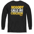 Back To The Future Chicken Long Sleeve Kids Youth T Shirt Black Hoodie, Sweatshirt | CiraTrend.com