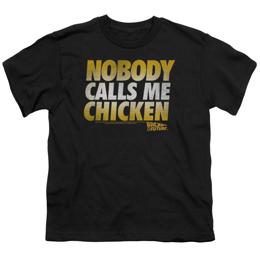 Back To The Future Chicken Kids Youth T Shirt Black Hoodie, Sweatshirt | CiraTrend.com