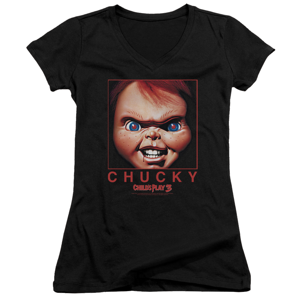 Child's Play Chucky Squared - Juniors V-Neck T-Shirt Hoodie, Sweatshirt | CiraTrend.com
