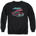 American Grafitti Neon Mens Crewneck Sweatshirt Black T-Shirts, Hoodie | CiraTrend.com