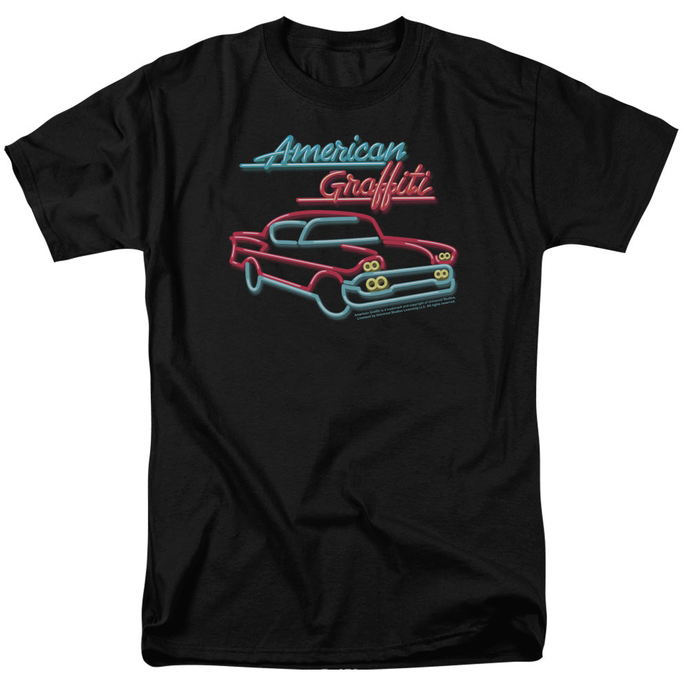 American Grafitti Neon Mens T Shirt Black Hoodie, Sweatshirt | CiraTrend.com