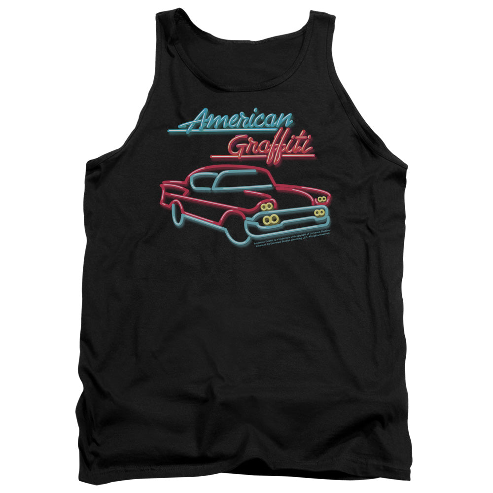 American Grafitti Neon Mens Tank Top Shirt Black Black Hoodie, Sweatshirt | CiraTrend.com