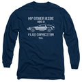 Back To The Future Other Ride Mens Long Sleeve Shirt Navy Navy Hoodie, Sweatshirt | CiraTrend.com