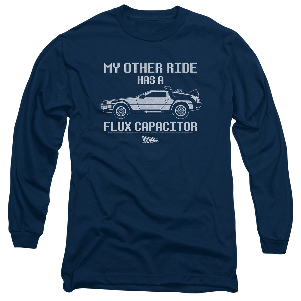 Back To The Future Other Ride Mens Long Sleeve Shirt Navy Blue Hoodie, Sweatshirt | CiraTrend.com
