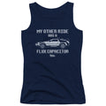 Back To The Future Other Ride Womens Tank Top Shirt Navy Blue Hoodie, Sweatshirt | CiraTrend.com