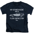 Back To The Future Other Ride Juvenile Kids Youth T Shirt Navy Blue Hoodie, Sweatshirt | CiraTrend.com