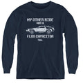 Back To The Future Other Ride Long Sleeve Kids Youth T Shirt Navy Blue Hoodie, Sweatshirt | CiraTrend.com