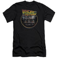 Back To The Future Back Premium Bella Canvas Slim Fit Mens T Shirt Black Hoodie, Sweatshirt | CiraTrend.com (Image 1)