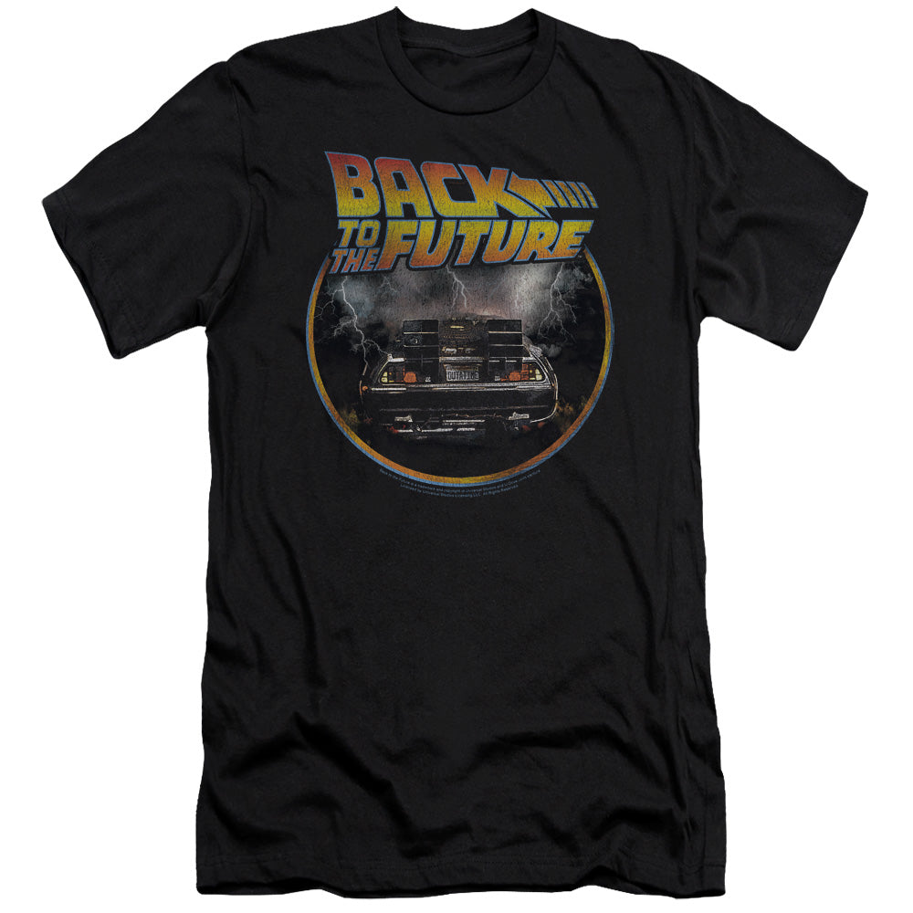 Back To The Future Back Slim Fit Mens T Shirt Black Hoodie, Sweatshirt | CiraTrend.com