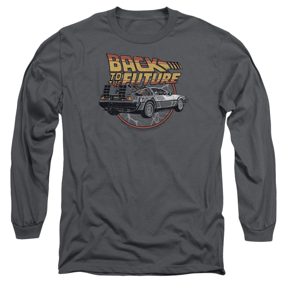 Back To The Future Time Machine - Men's Long Sleeve T-Shirt Hoodie, Sweatshirt | CiraTrend.com