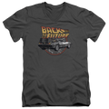Back To The Future Time Machine - Men's V-Neck T-Shirt Hoodie, Sweatshirt | CiraTrend.com