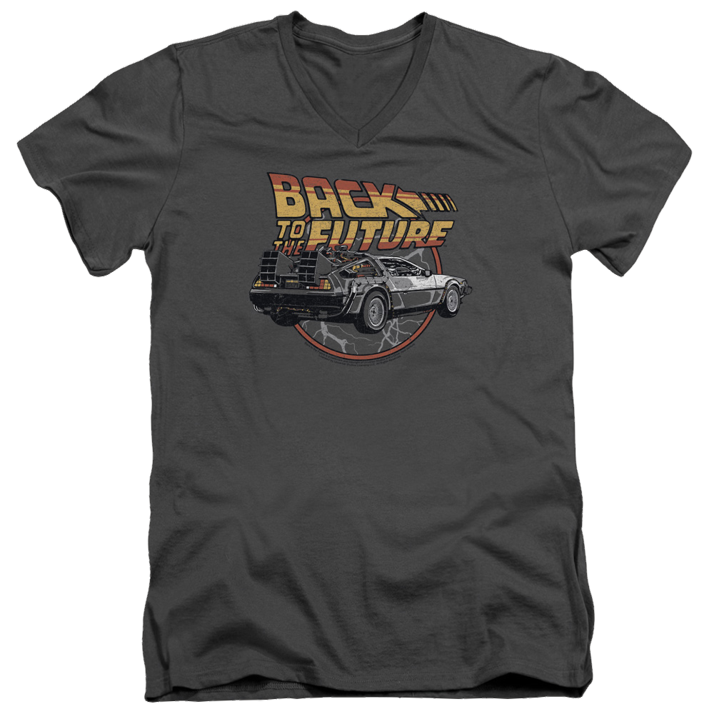 Back To The Future Time Machine - Men's V-Neck T-Shirt Hoodie, Sweatshirt | CiraTrend.com