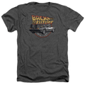 Back To The Future Time Machine - Men's Heather T-Shirt Hoodie, Sweatshirt | CiraTrend.com