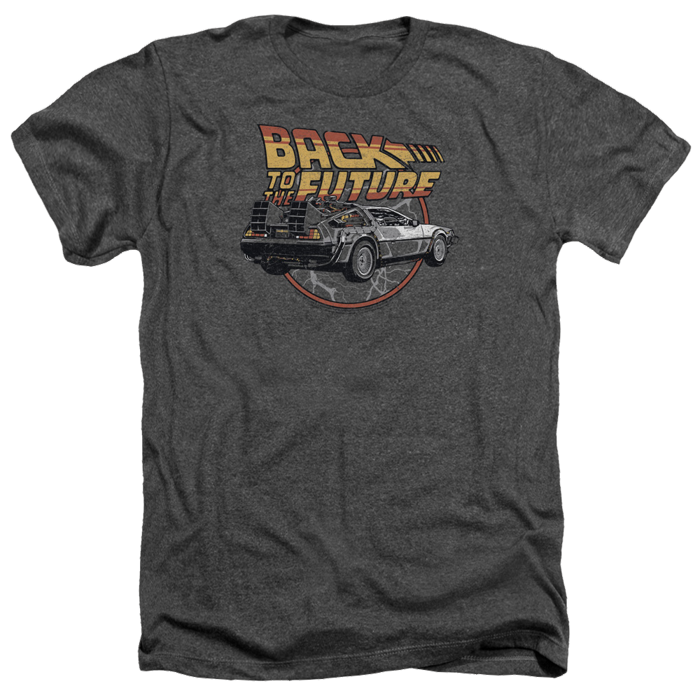 Back To The Future Time Machine - Men's Heather T-Shirt Hoodie, Sweatshirt | CiraTrend.com