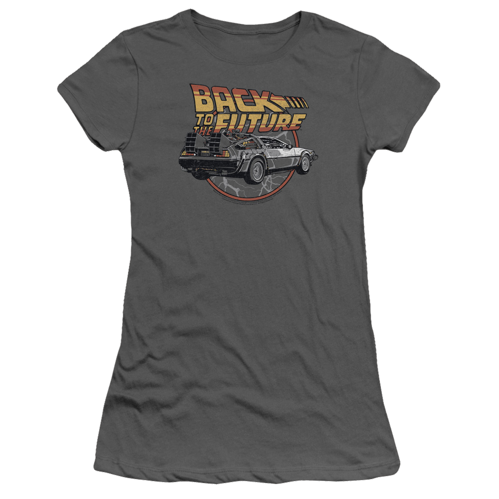 Back To The Future Time Machine - Juniors T-Shirt Hoodie, Sweatshirt | CiraTrend.com