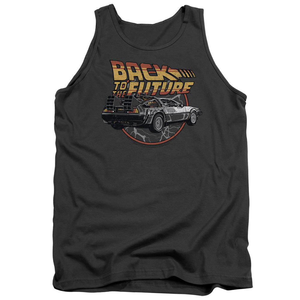 Back Future Time Machine Tank Top Shirt Charcoal T-Shirts, Hoodie, Sweatshirt
