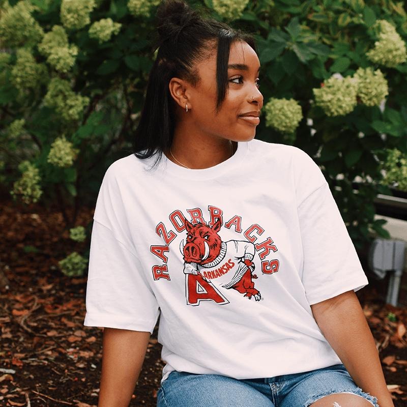 UNIVERSITY OF ARKANSAS VAULT LEANING HOG T-SHIRT Hoodie, Sweatshirt | CiraTrend.com