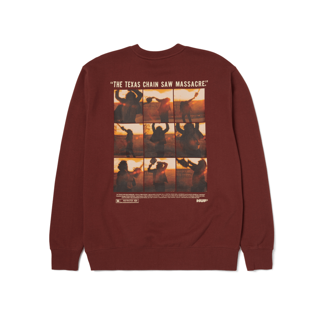 HUF x The Texas Chainsaw Massacre Unparalleled Terror Crewneck Sweatshirt T-Shirts, Hoodie | CiraTrend.com (Image 2)