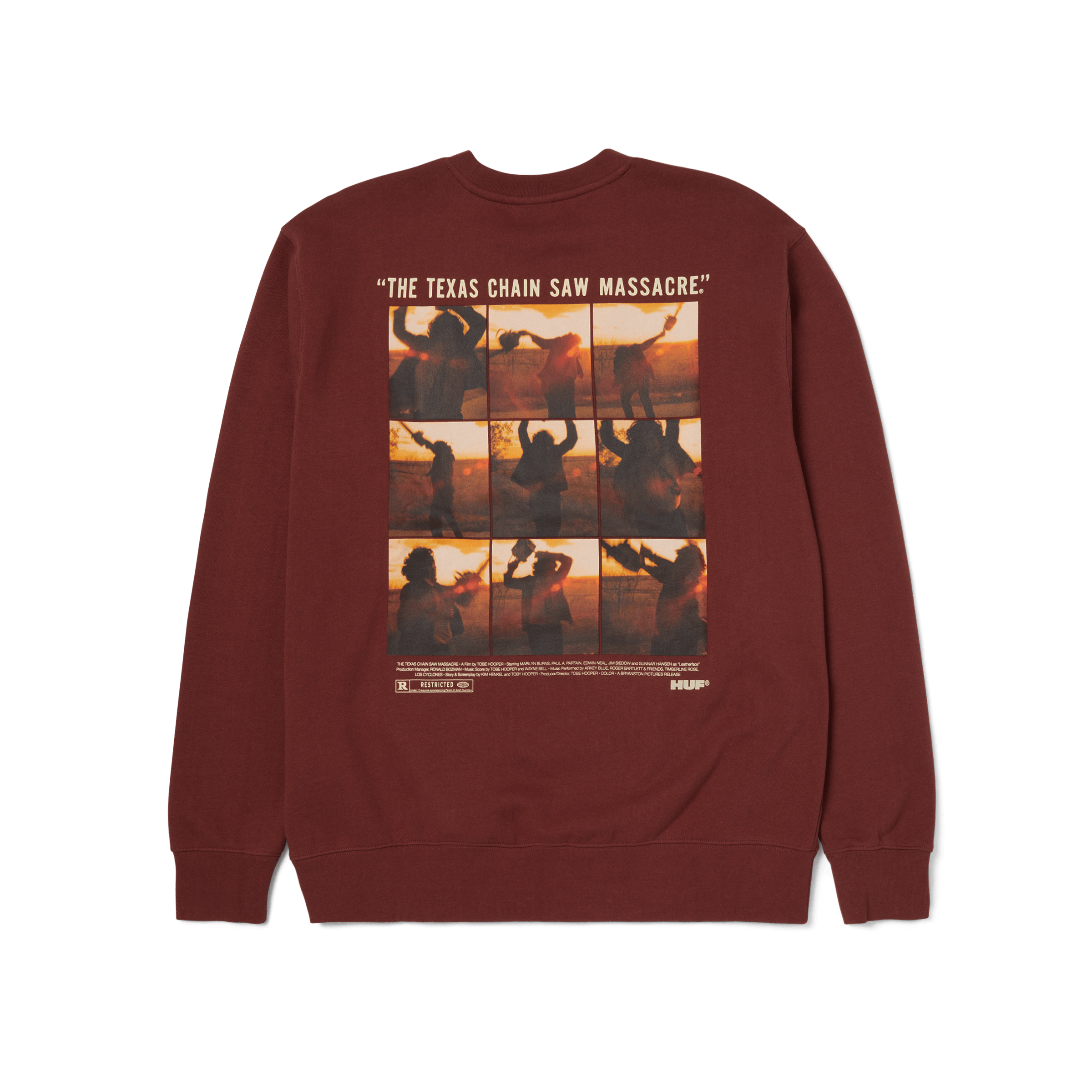 HUF x The Texas Chainsaw Massacre Unparalleled Terror Crewneck Sweatshirt T-Shirts, Hoodie | CiraTrend.com (Image 2)
